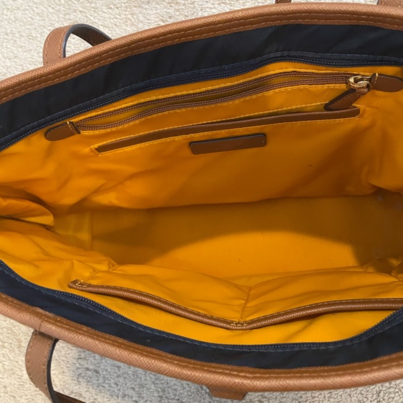 Michael Kors Navy Vinyl Bag - Picture 3 of 5